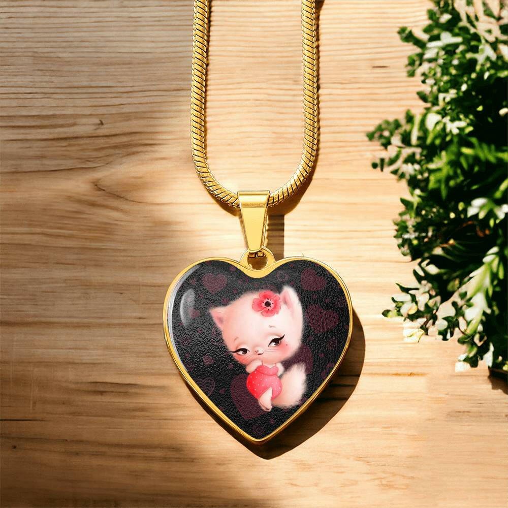 Fuzzy Kitty Necklace - Jewelry - Epileptic Al’s Shop