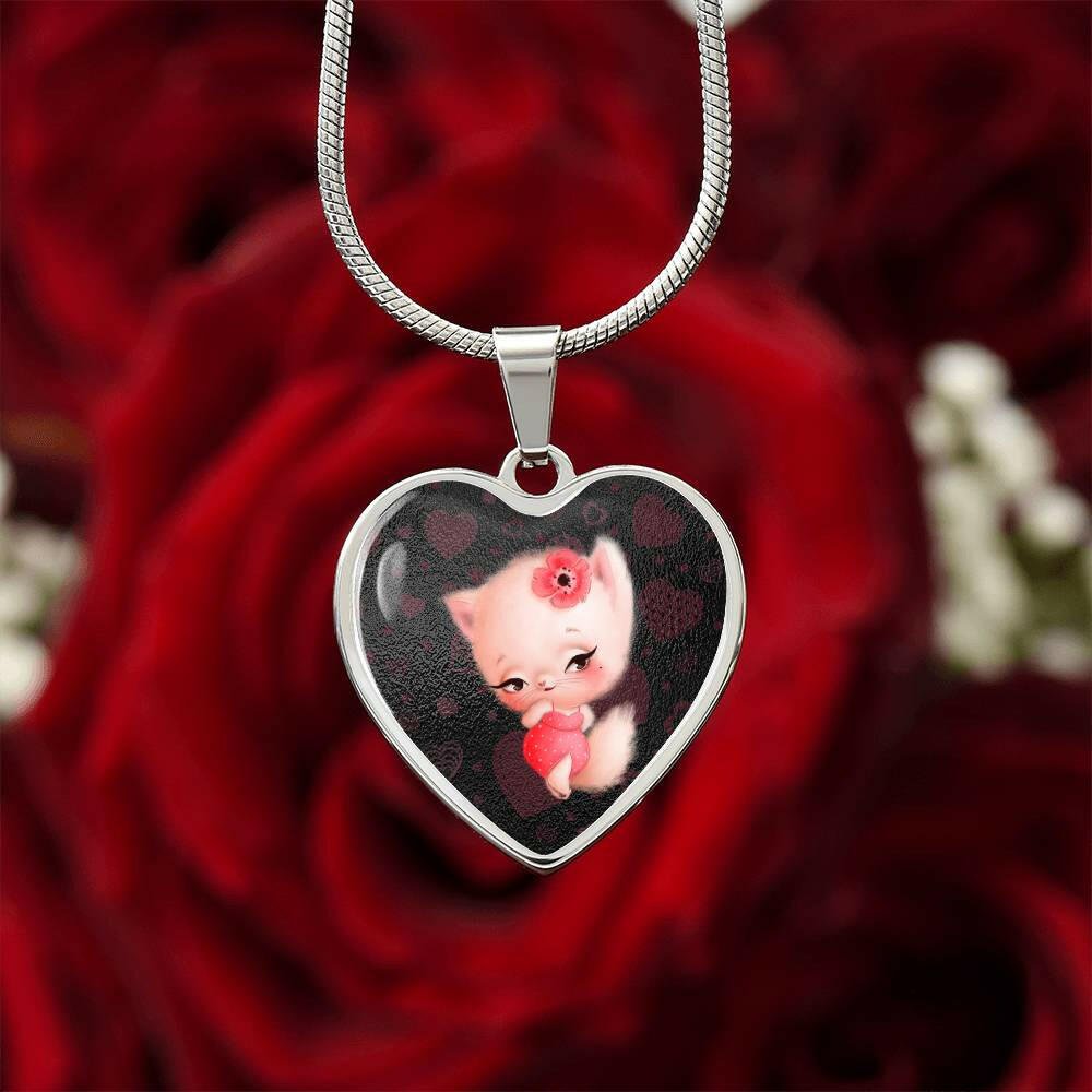 Fuzzy Kitty Necklace - Jewelry - Epileptic Al’s Shop