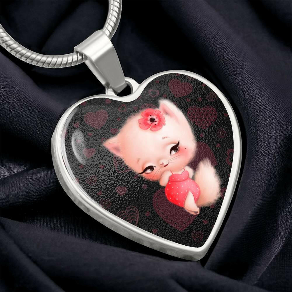 Fuzzy Kitty Necklace - Jewelry - Epileptic Al’s Shop