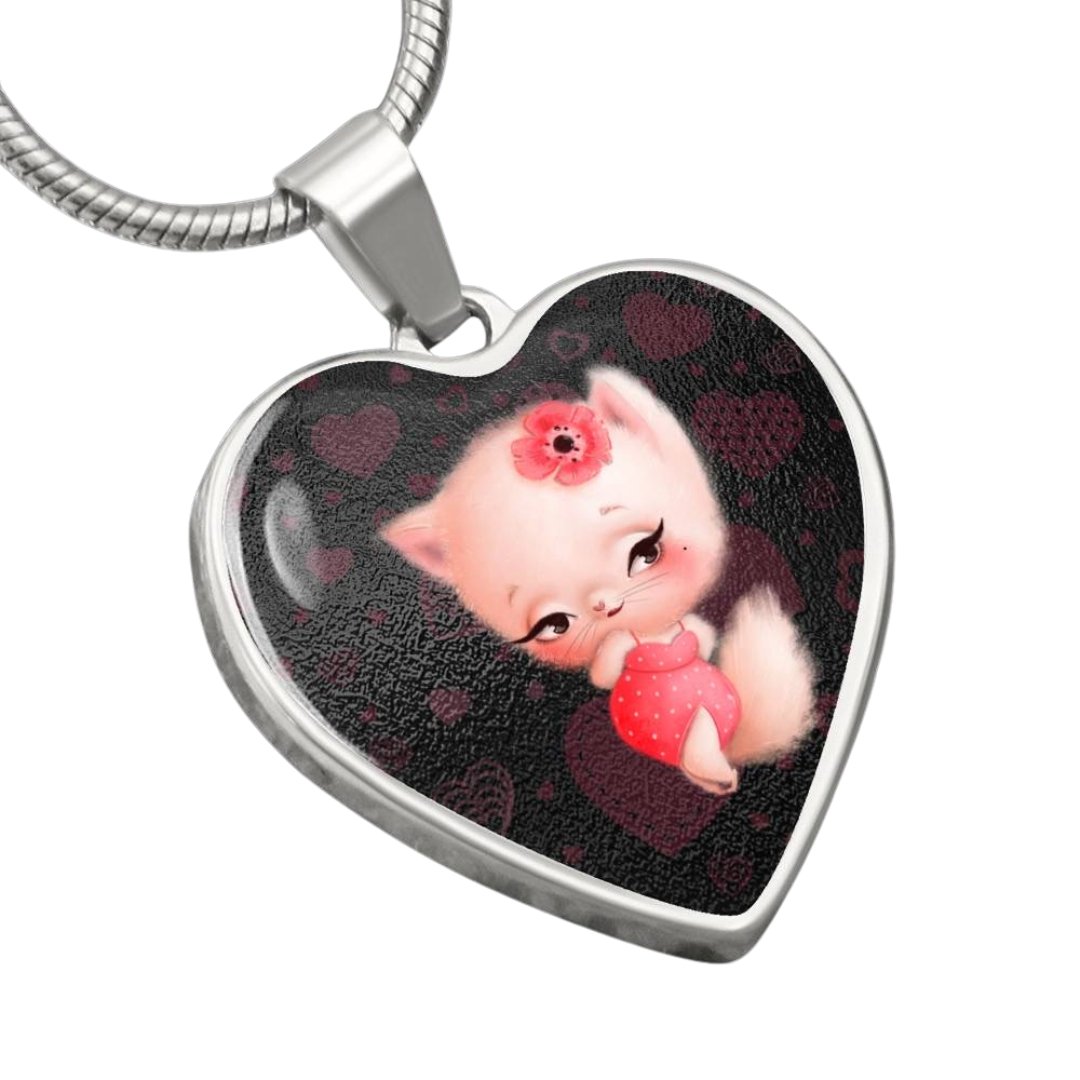 Fuzzy Kitty Necklace - Jewelry - Epileptic Al’s Shop