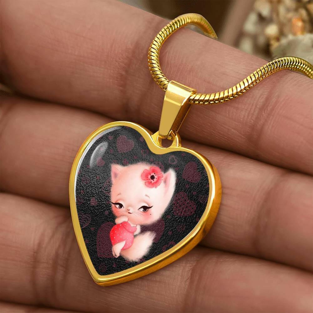 Fuzzy Kitty Necklace - Jewelry - Epileptic Al’s Shop