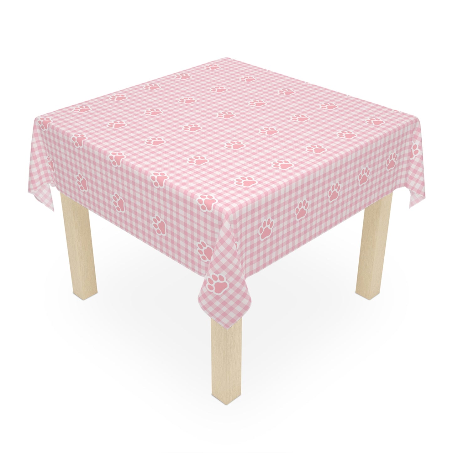 Gingham Paw Style Tablecloth - Home Decor - Epileptic Al’s Shop