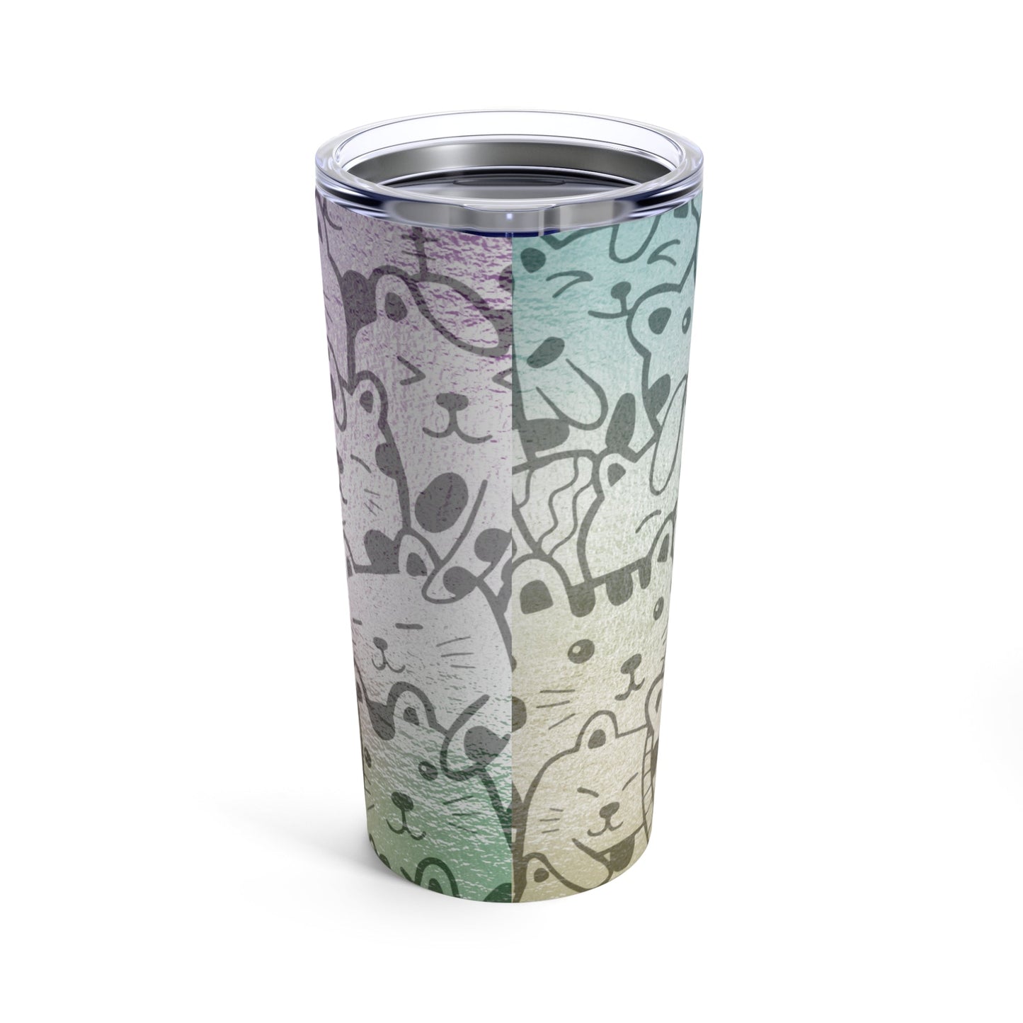 Girl & Kitty Tumbler 20oz - Mug - Epileptic Al’s Shop