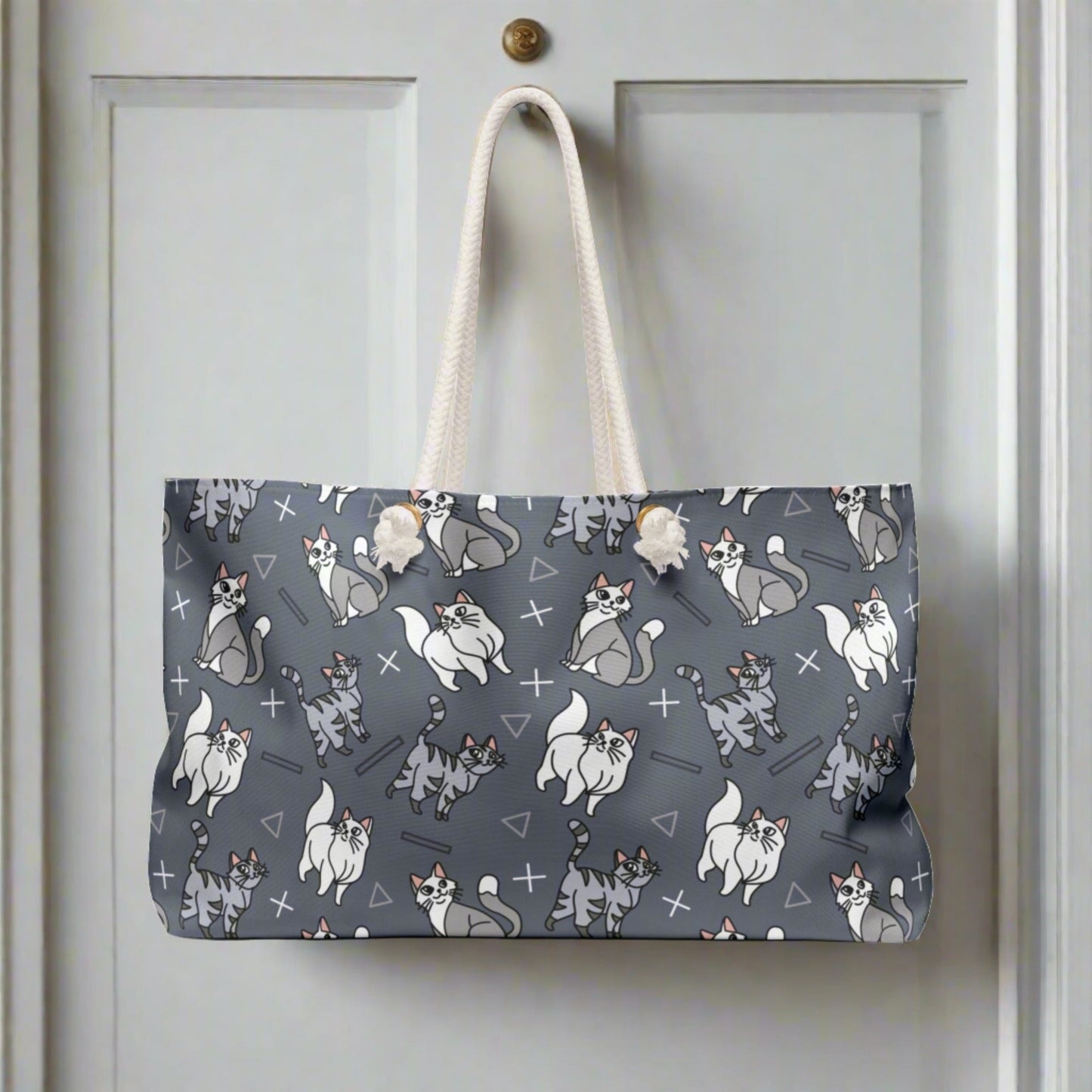 Grayful Cats Weekender Bag - Bags - Epileptic Al’s Shop