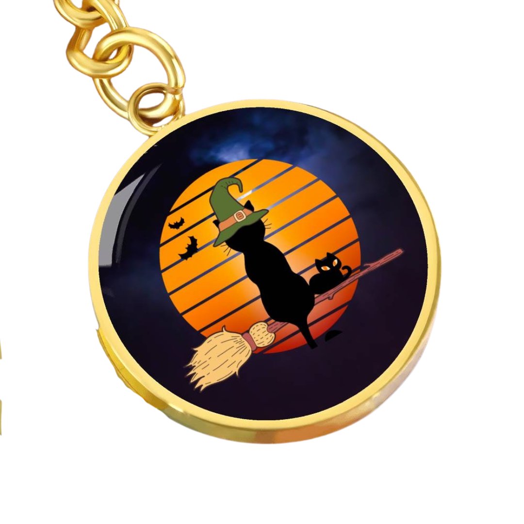 Halloween Cat Keychain - Jewelry - Epileptic Al’s Shop