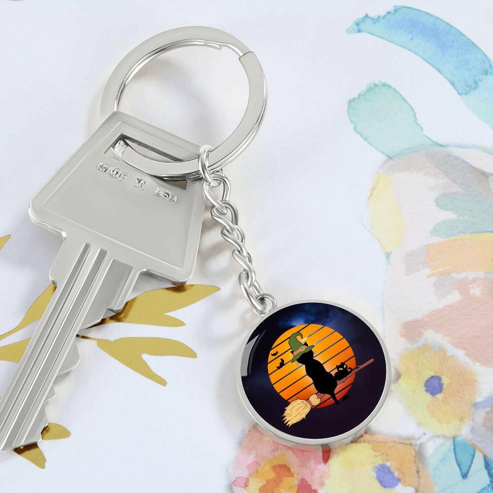 Halloween Cat Keychain - Jewelry - Epileptic Al’s Shop