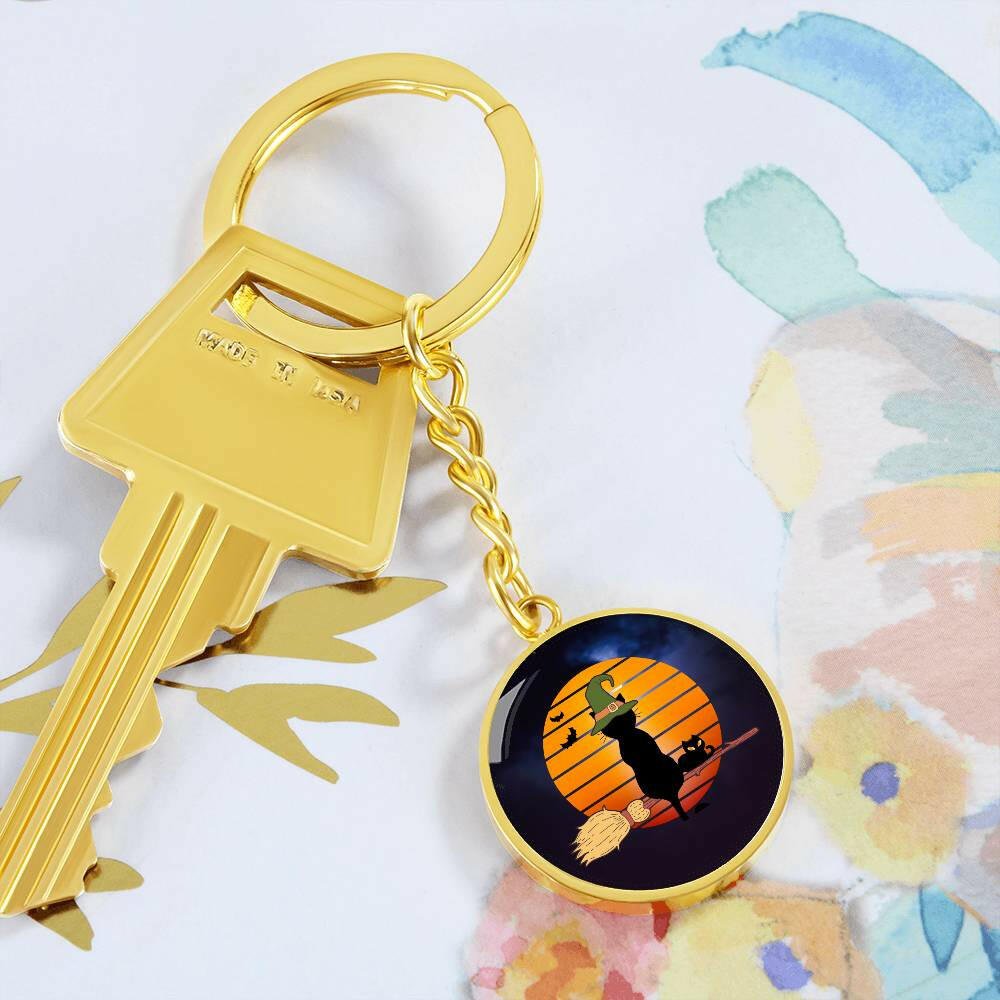 Halloween Cat Keychain - Jewelry - Epileptic Al’s Shop
