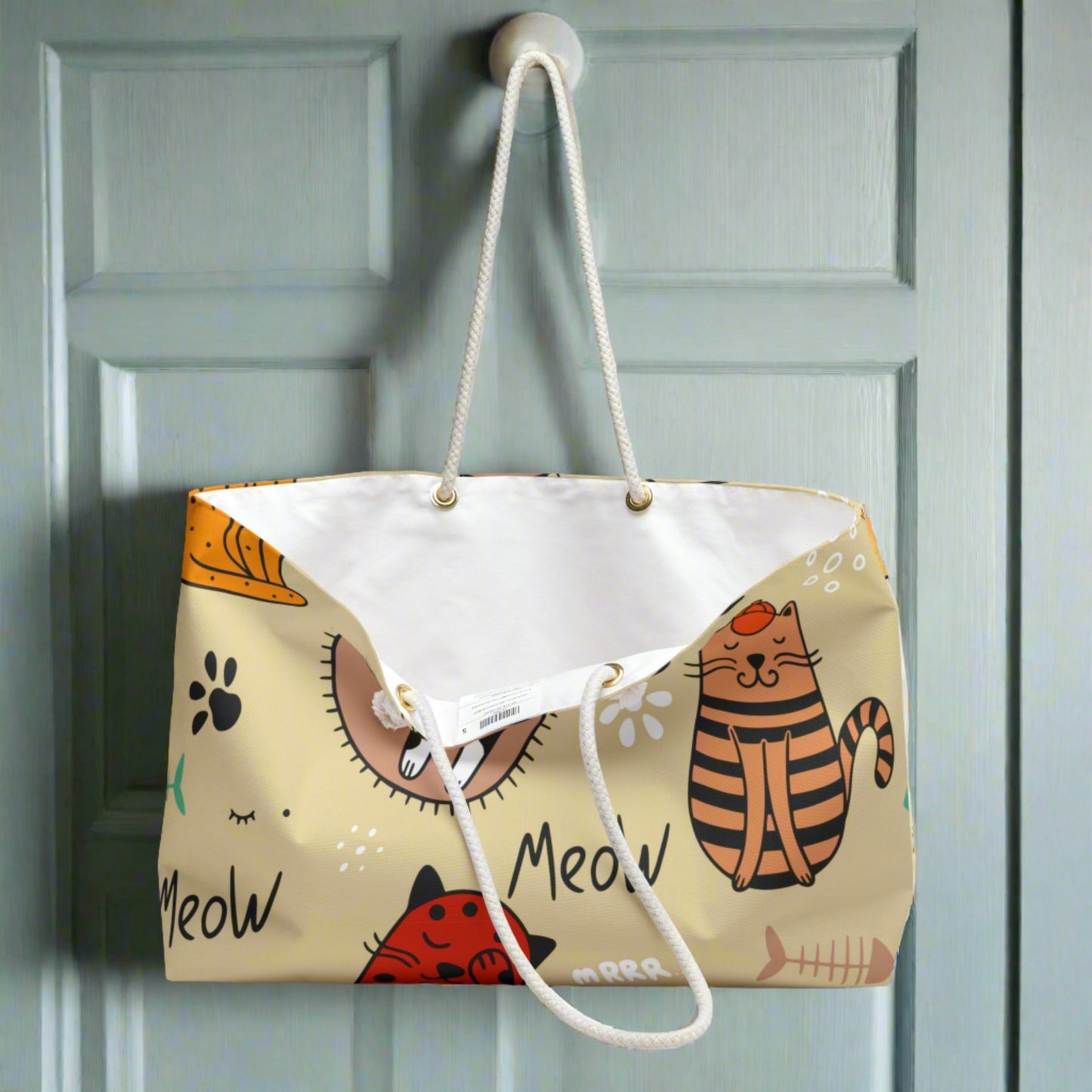 Happy Kitties Weekender Bag - Bags - Epileptic Al’s Shop