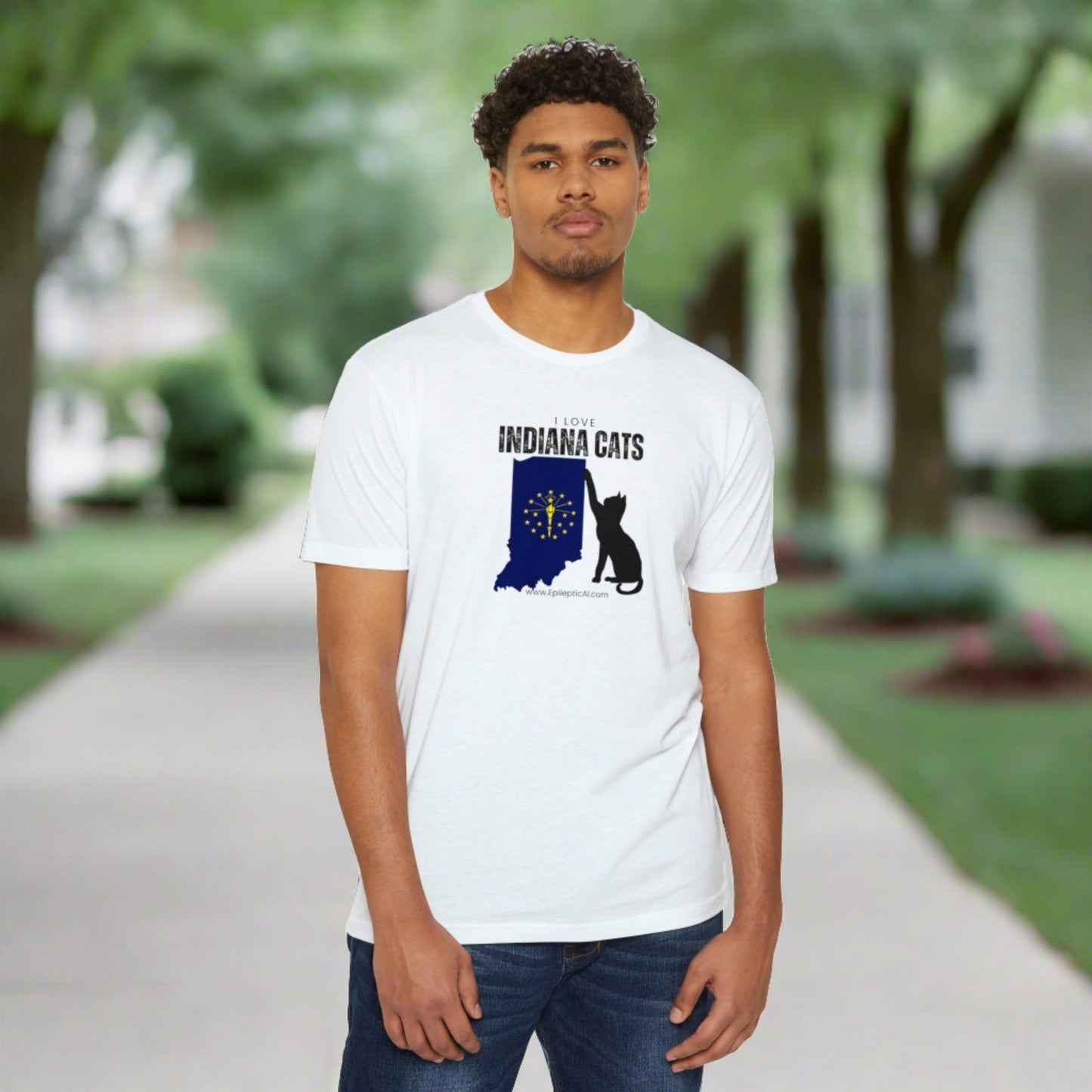 Indiana Cats Unisex CVC Jersey T - shirt - T - Shirt - Epileptic Al’s Shop