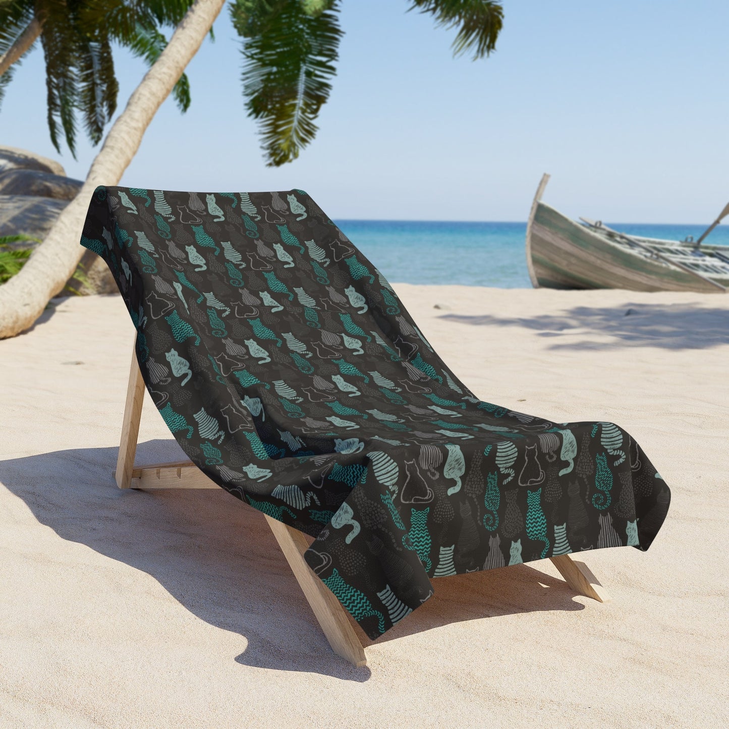 Kamo Kitty Beach Towel - Home Decor - Epileptic Al’s Shop
