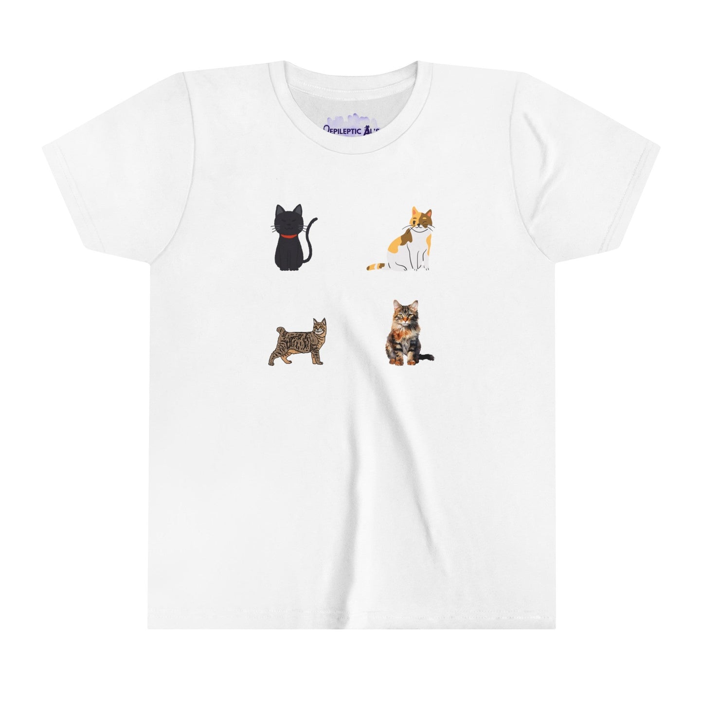 Kaylee’s Katz Youth Short Sleeve Tee - Kids clothes - Epileptic Al’s Shop