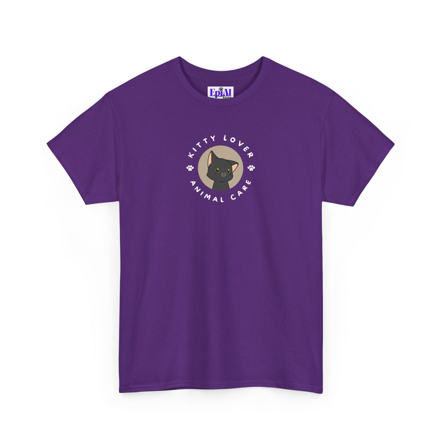 Kitty Lover Pet Care Unisex Heavy Cotton Tee - T - Shirt - Epileptic Al’s Shop