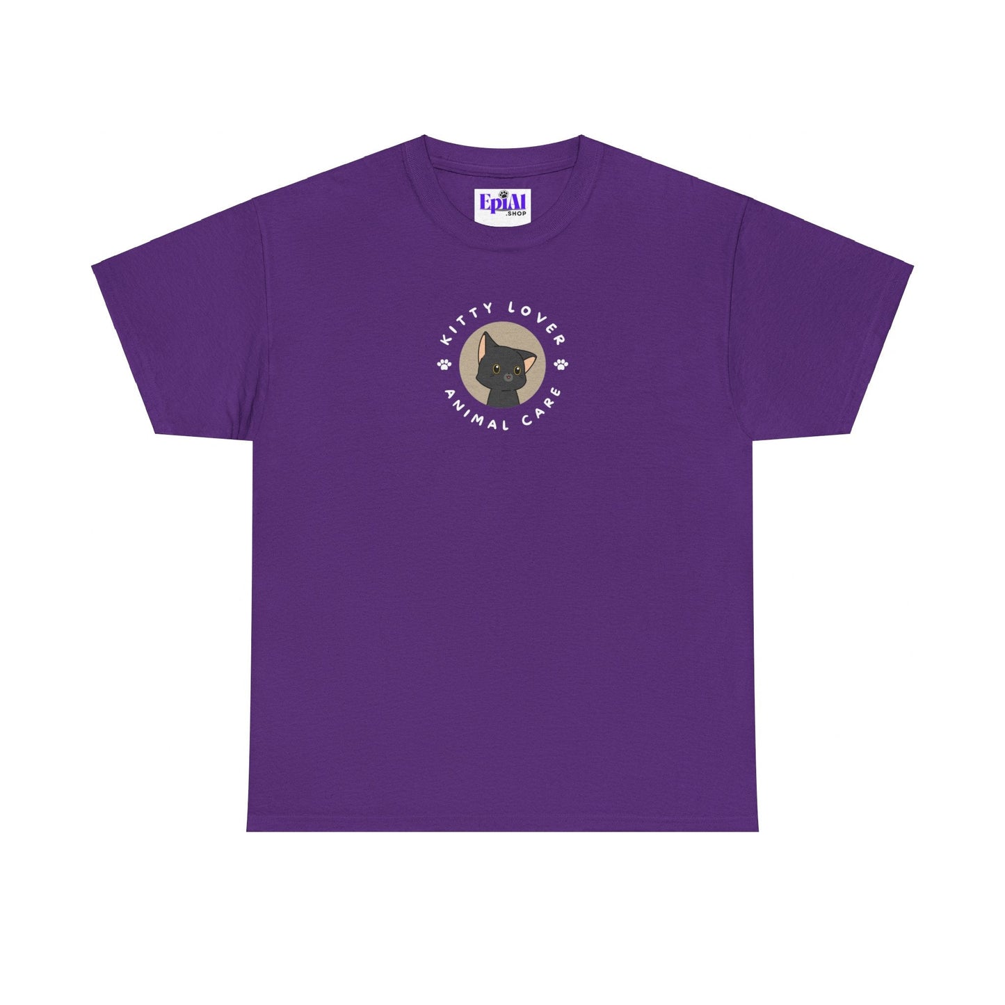 Kitty Lover Pet Care Unisex Heavy Cotton Tee - T - Shirt - Epileptic Al’s Shop