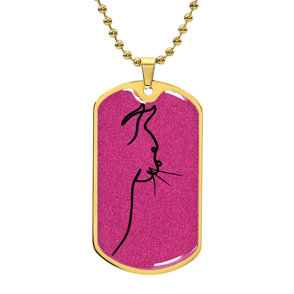 Kitty Profile Necklace - Jewelry - Epileptic Al’s Shop