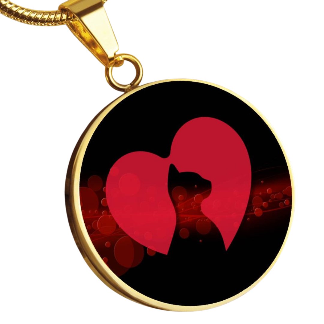 Kitty Profile Necklace - Jewelry - Epileptic Al’s Shop