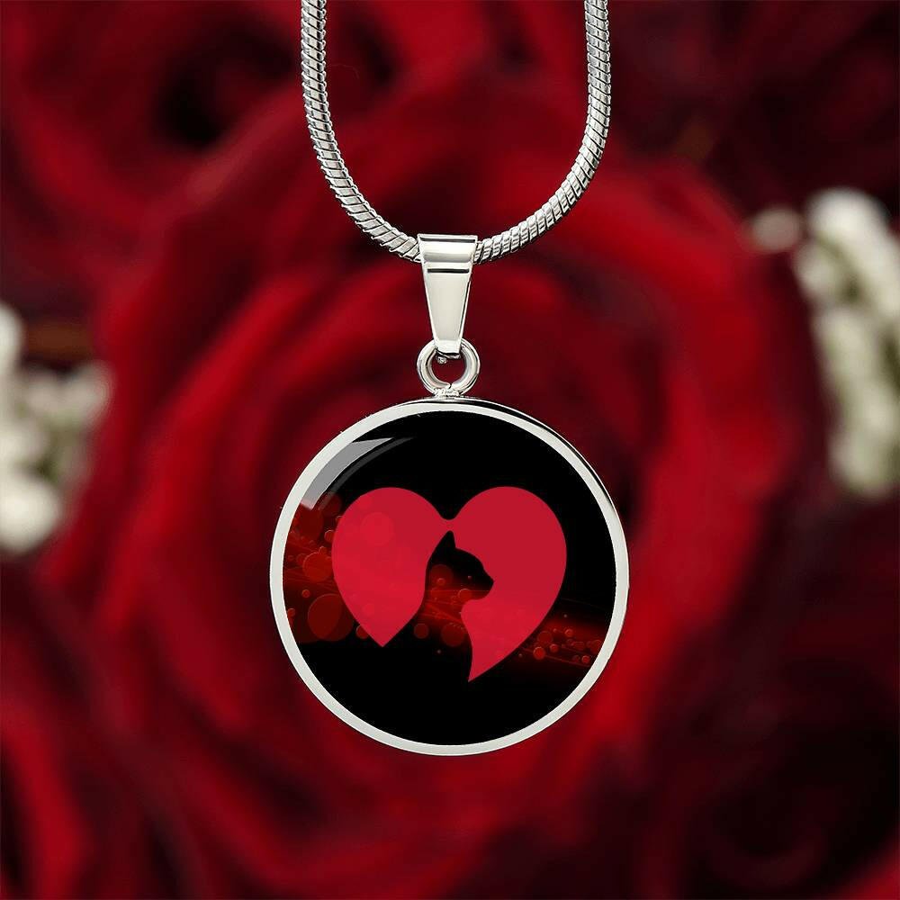 Kitty Profile Necklace - Jewelry - Epileptic Al’s Shop