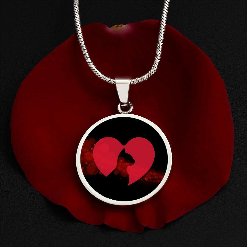Kitty Profile Necklace - Jewelry - Epileptic Al’s Shop
