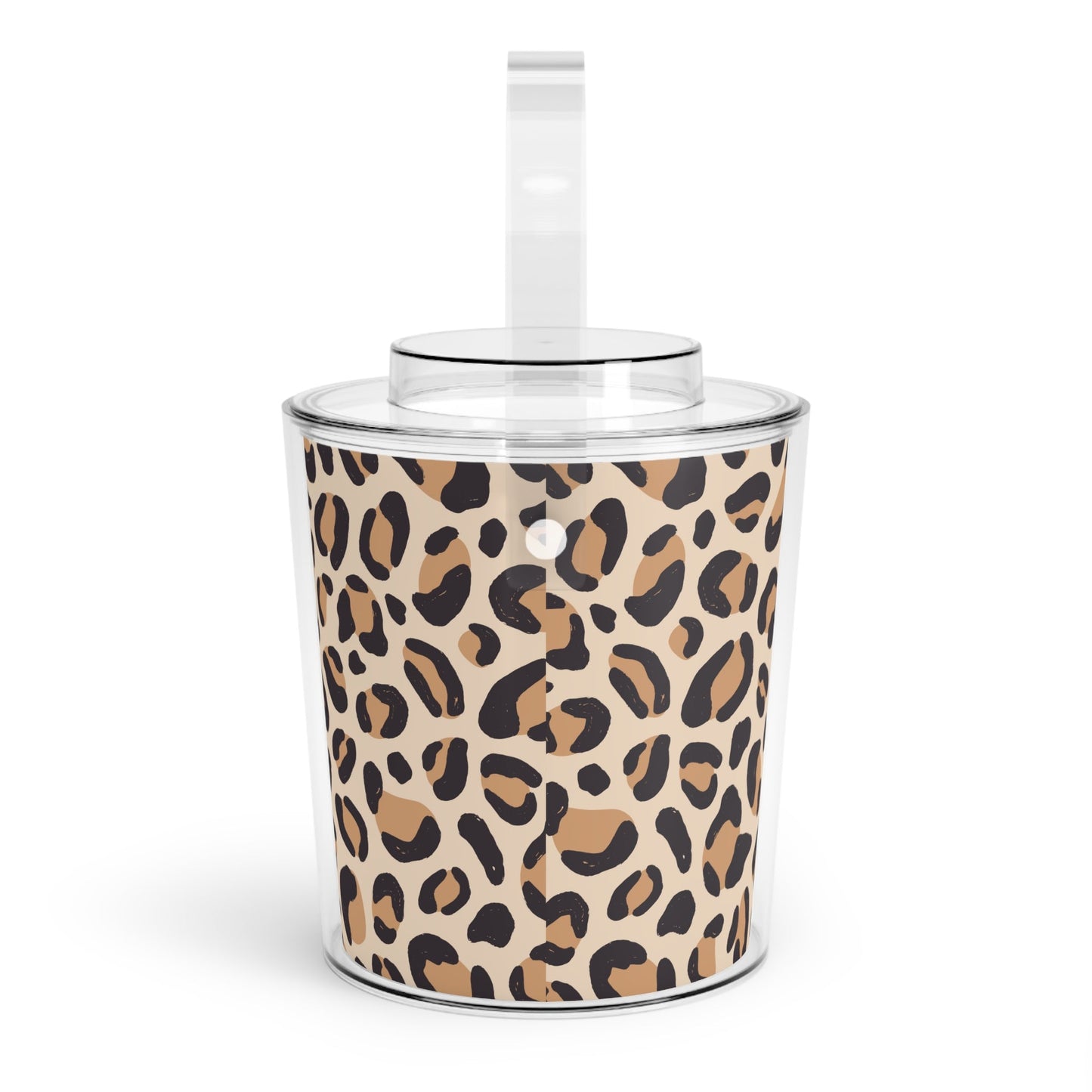 Leopard Ice Bucket with Tongs - Accessories - Epileptic Al’s Shop