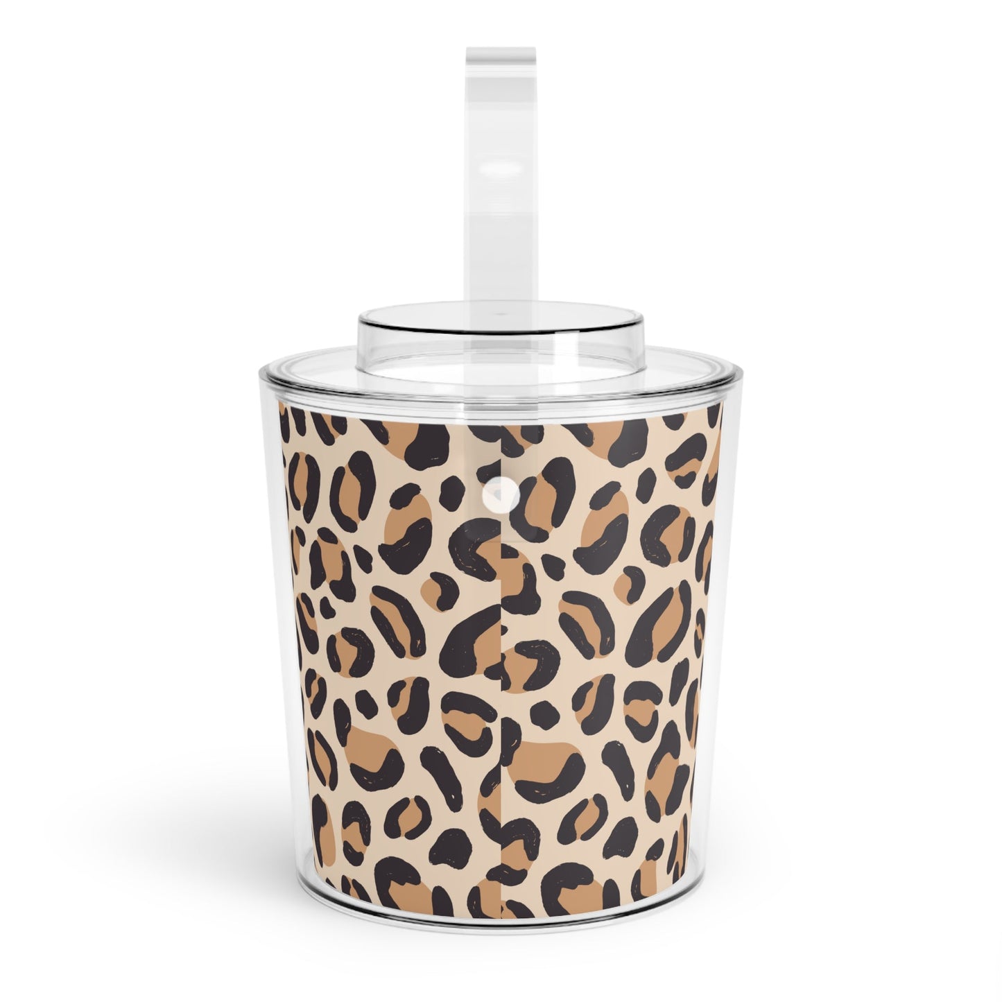 Leopard Ice Bucket with Tongs - Accessories - Epileptic Al’s Shop