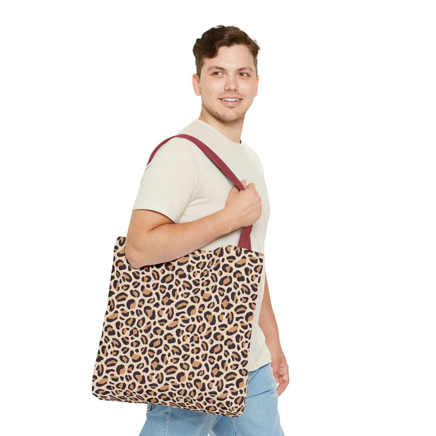 Leopard Print Tote Bag - Bags - Epileptic Al’s Shop