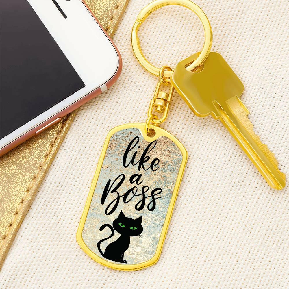 Like a Boss Keychain - Jewelry - Epileptic Al’s Shop