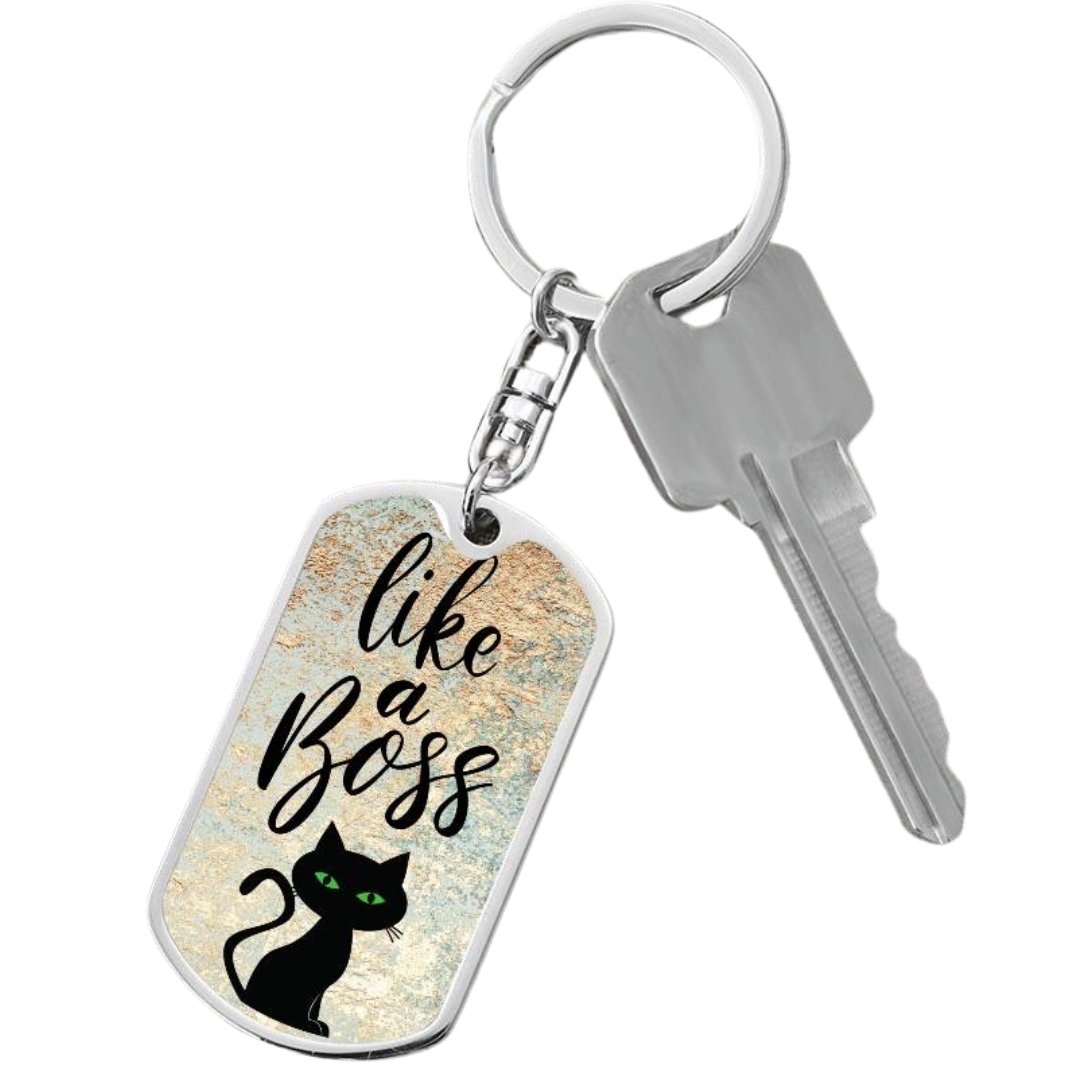 Like a Boss Keychain - Jewelry - Epileptic Al’s Shop