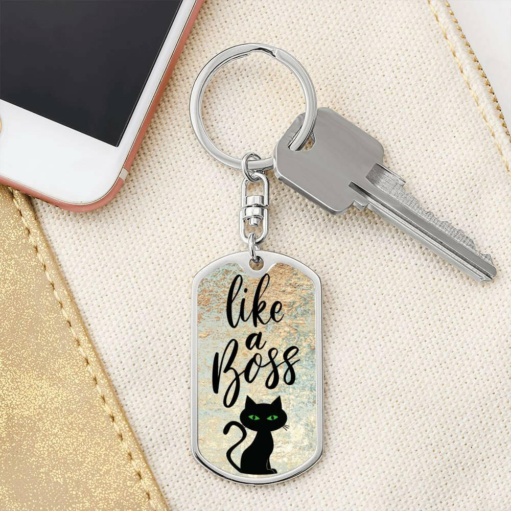 Like a Boss Keychain - Jewelry - Epileptic Al’s Shop