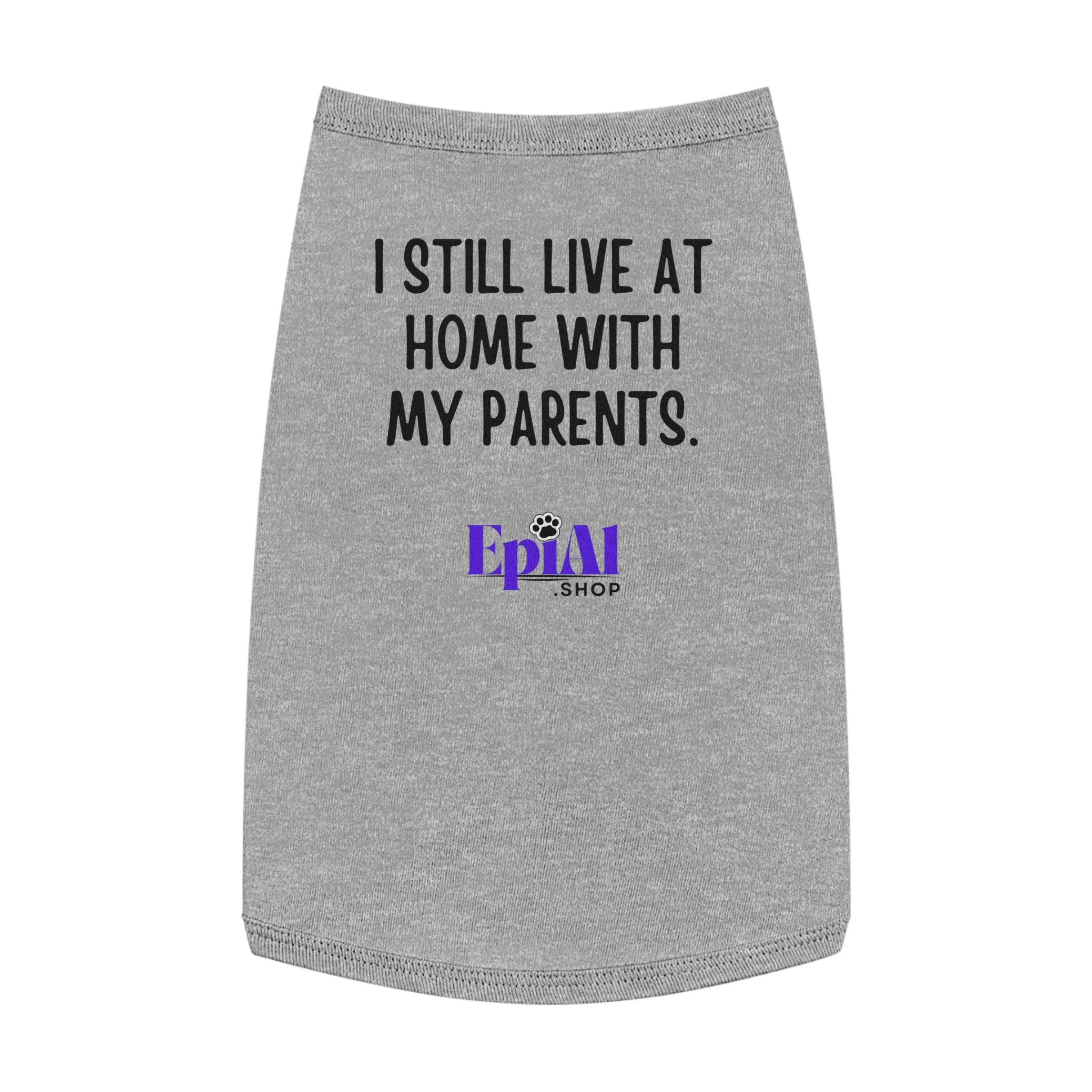 Live at Home Pet Tank Top - Pets - Epileptic Al’s Shop