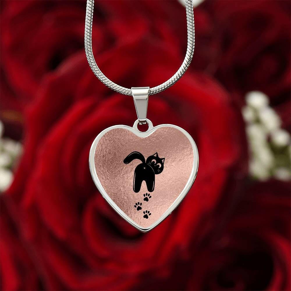 Looking Back Cat Necklace - Jewelry - Epileptic Al’s Shop