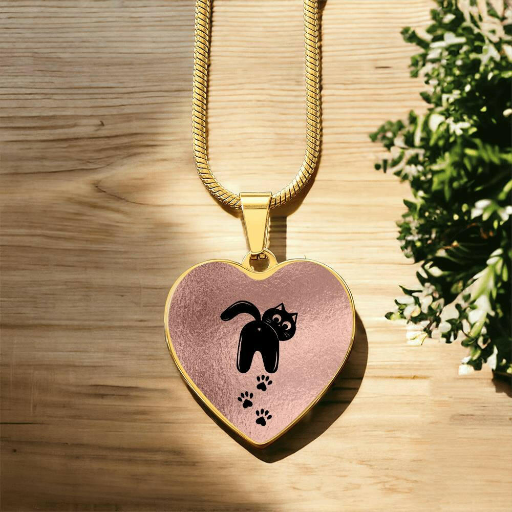 Looking Back Cat Necklace - Jewelry - Epileptic Al’s Shop