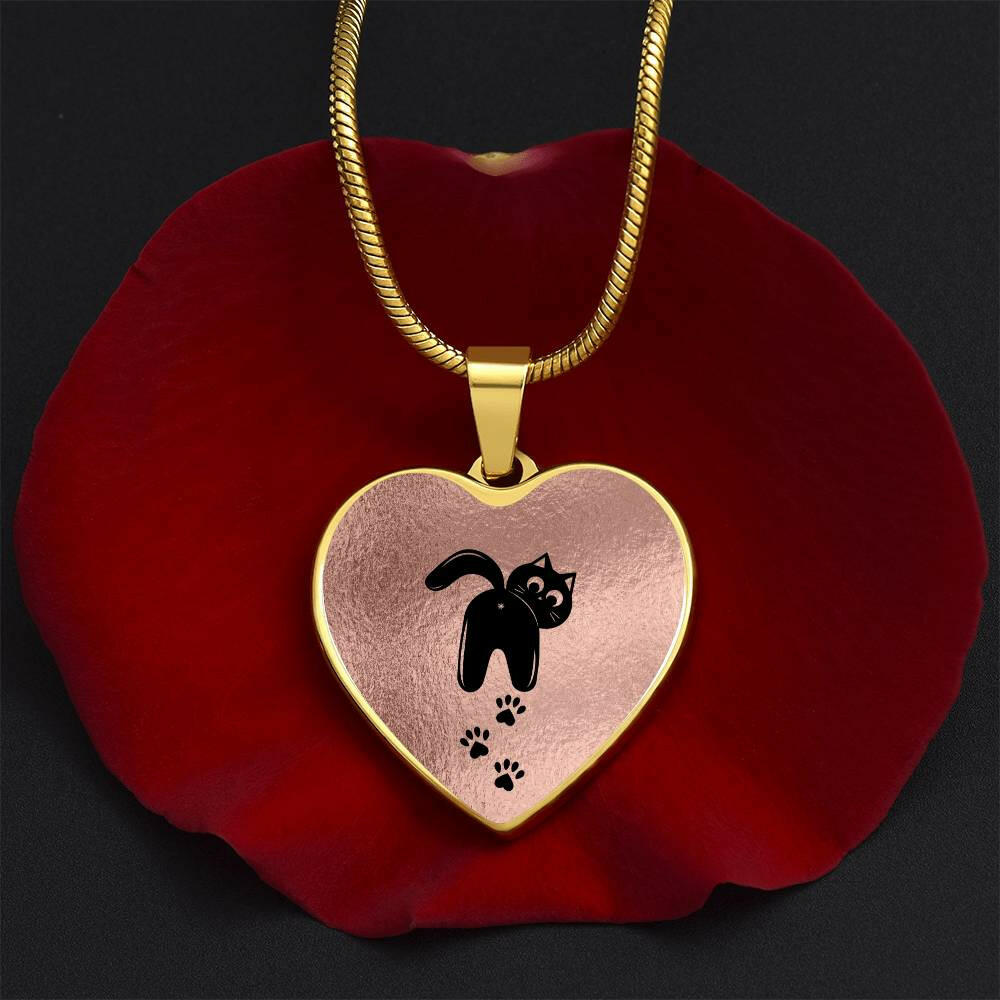 Looking Back Cat Necklace - Jewelry - Epileptic Al’s Shop