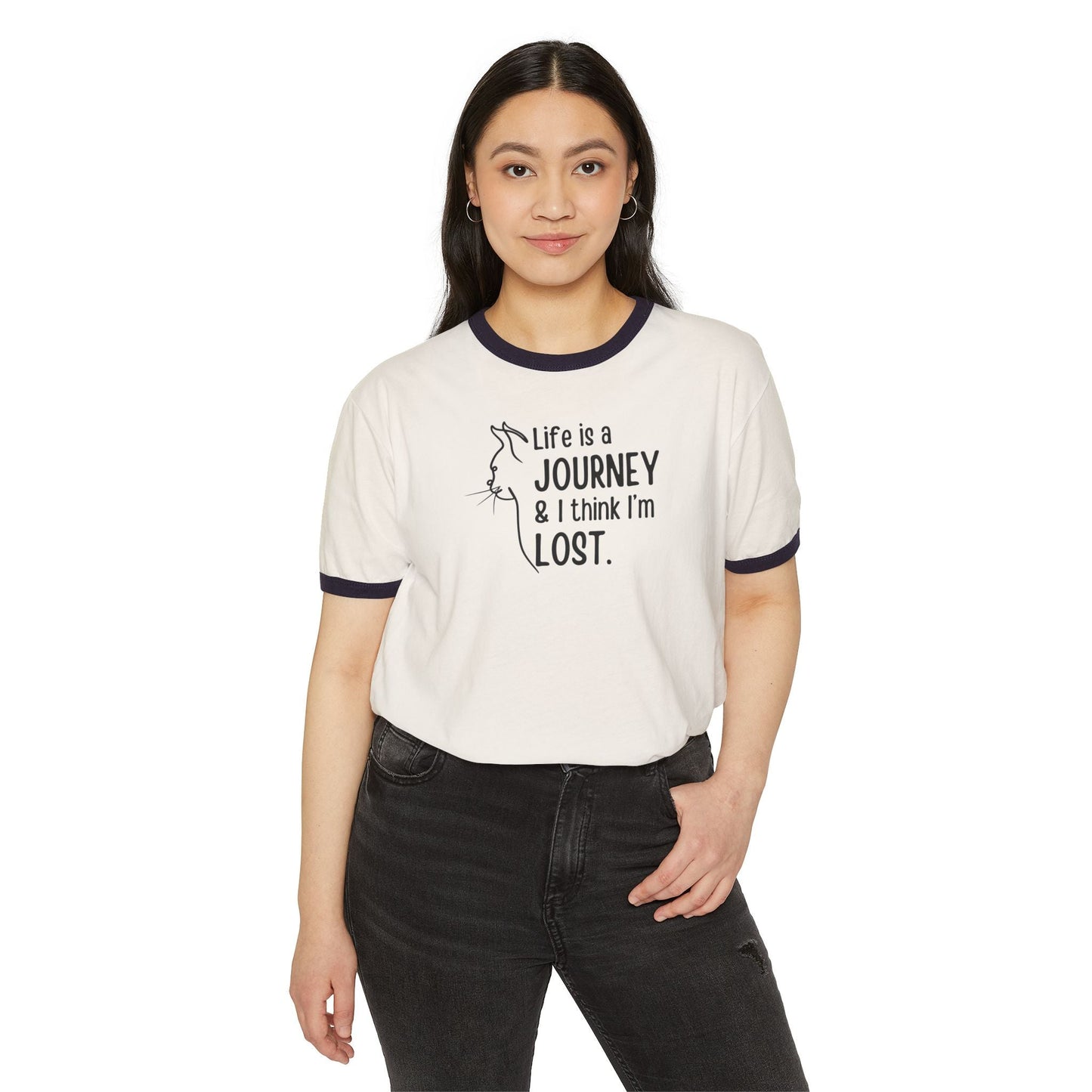 Lost Unisex Cotton Ringer T-Shirt - T-Shirt - EpiAl's Shop