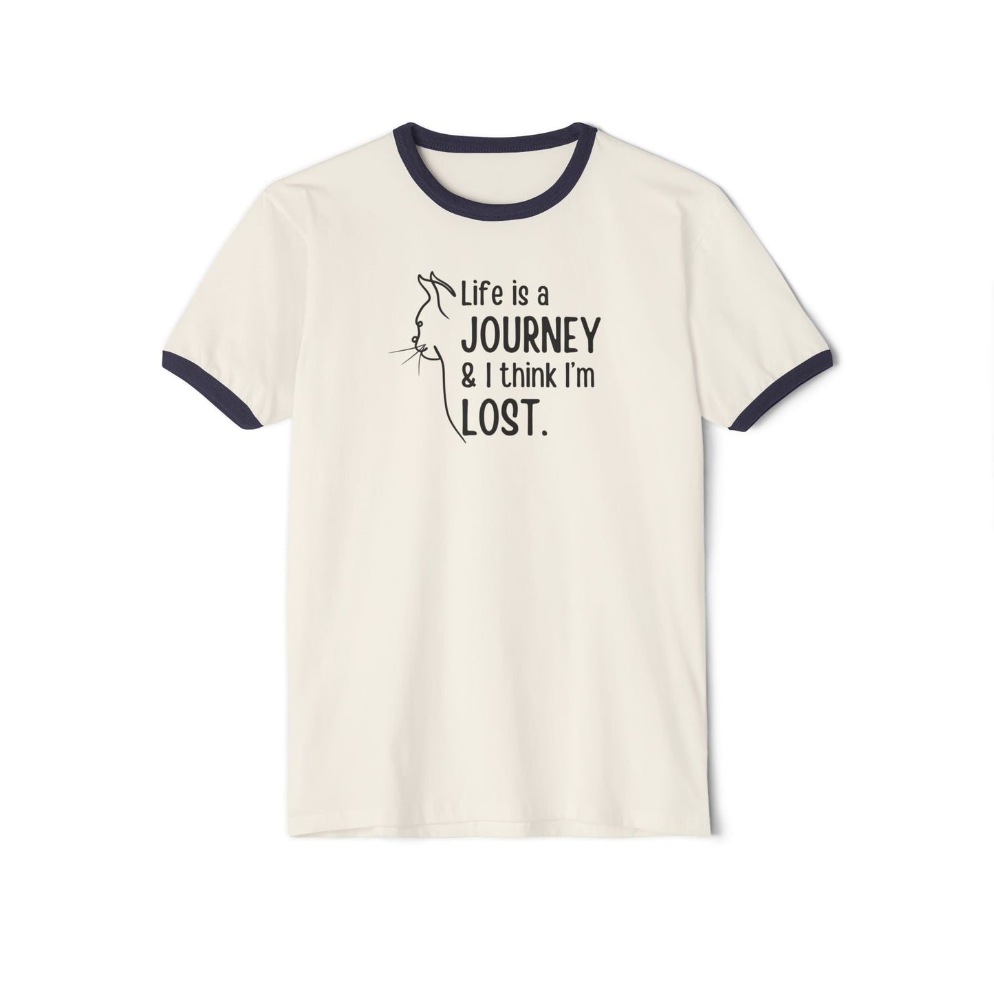 Lost Unisex Cotton Ringer T-Shirt - T-Shirt - EpiAl's Shop