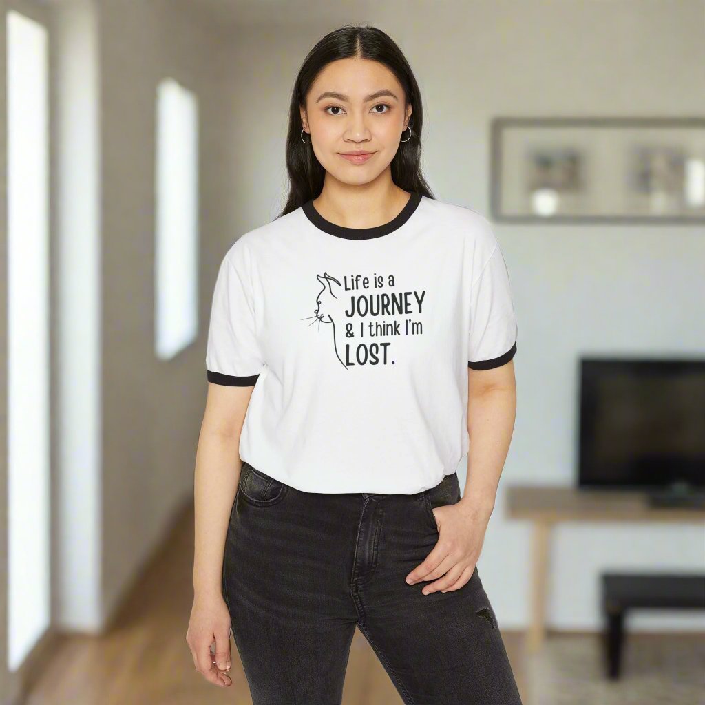 Lost Unisex Cotton Ringer T-Shirt - T-Shirt - EpiAl's Shop