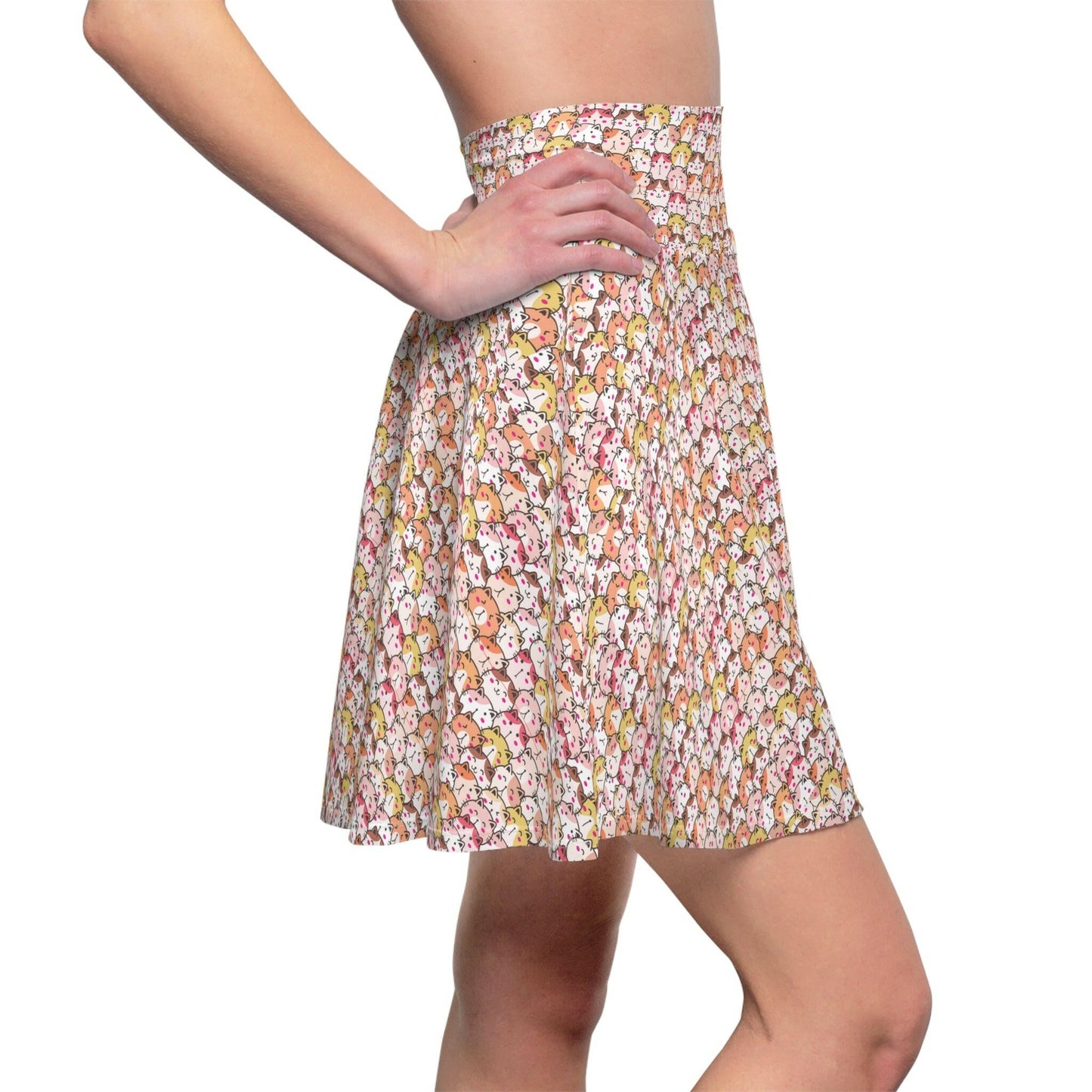 Lots of Cats Women's Skater Skirt - All Over Prints - Epileptic Al’s Shop