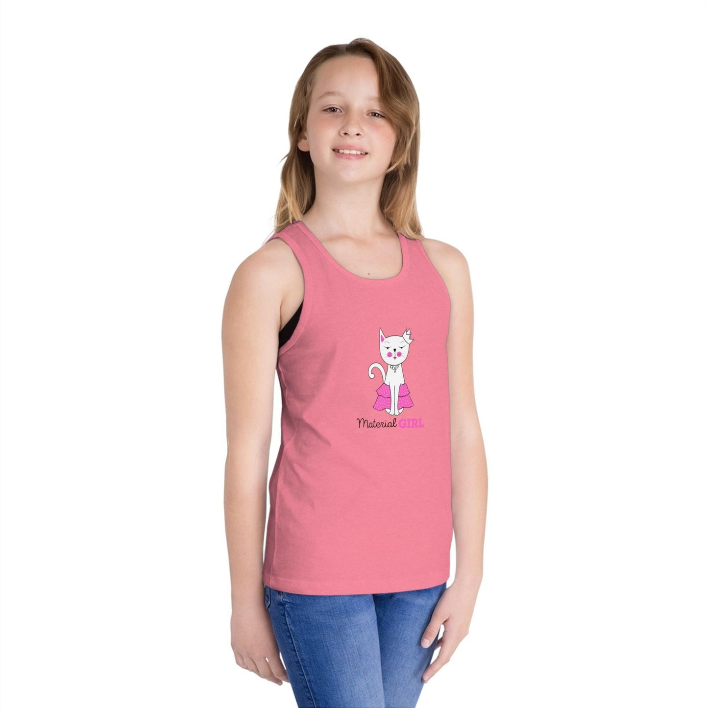 Material Girl Kid's Jersey Tank Top - Kids clothes - Epileptic Al’s Shop