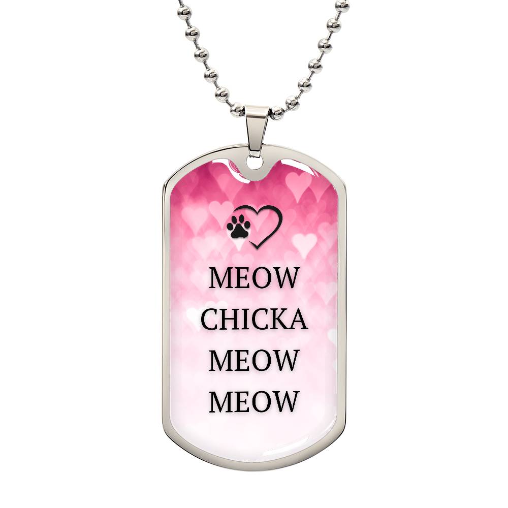 Meow Chicka Meow Meow Necklace - Jewelry - Epileptic Al’s Shop