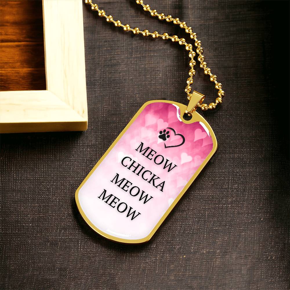 Meow Chicka Meow Meow Necklace - Jewelry - Epileptic Al’s Shop