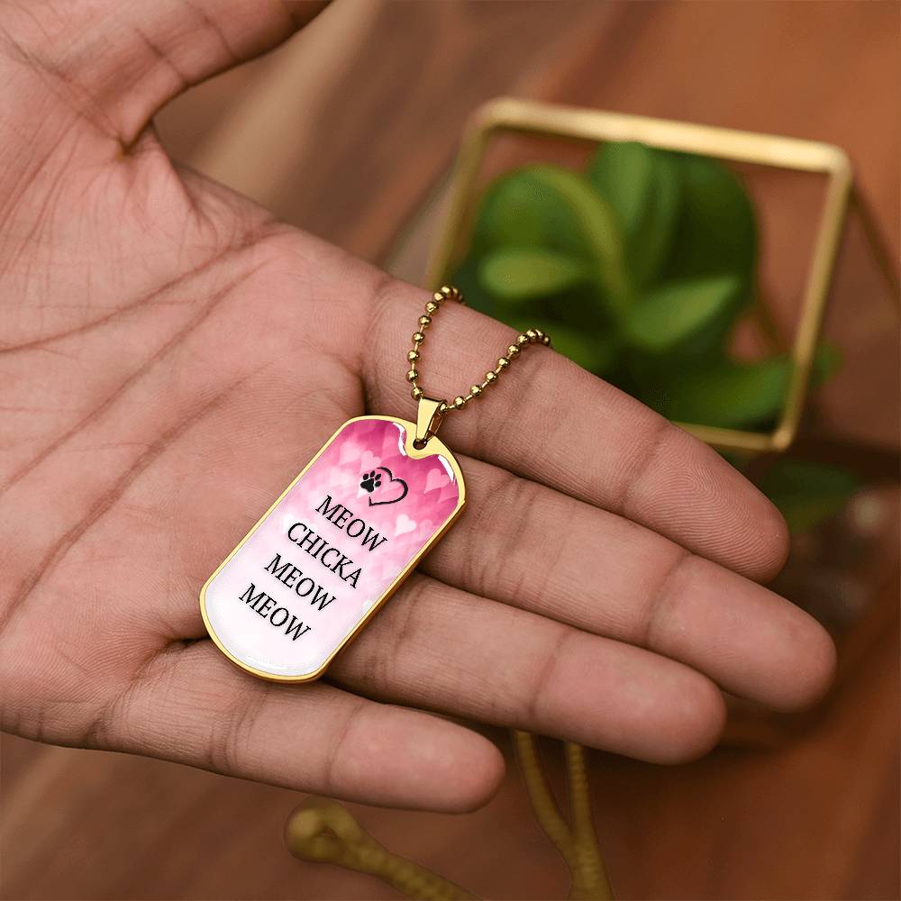 Meow Chicka Meow Meow Necklace - Jewelry - Epileptic Al’s Shop