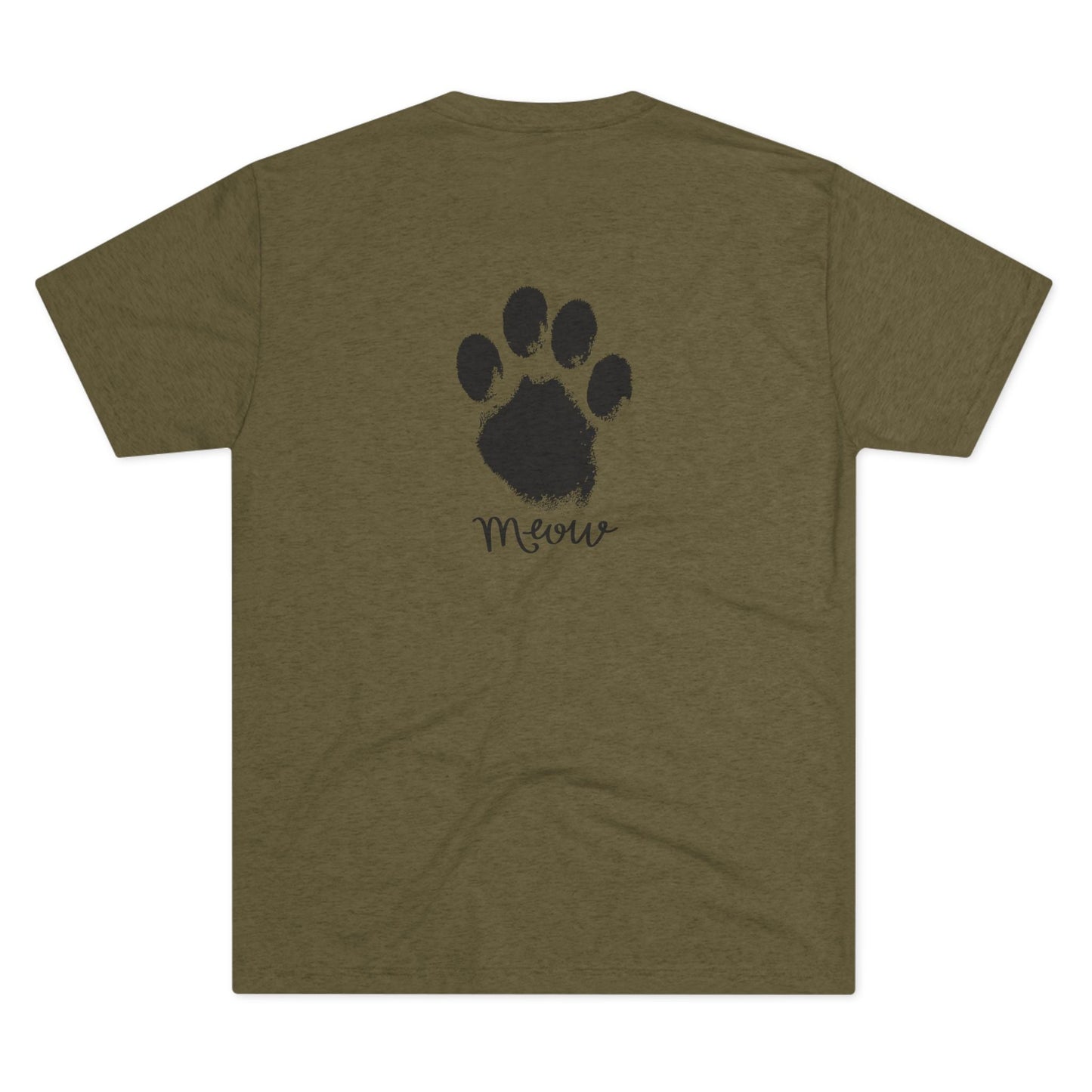 Meow Unisex Tri - Blend Crew Tee - T - Shirt - Epileptic Al’s Shop