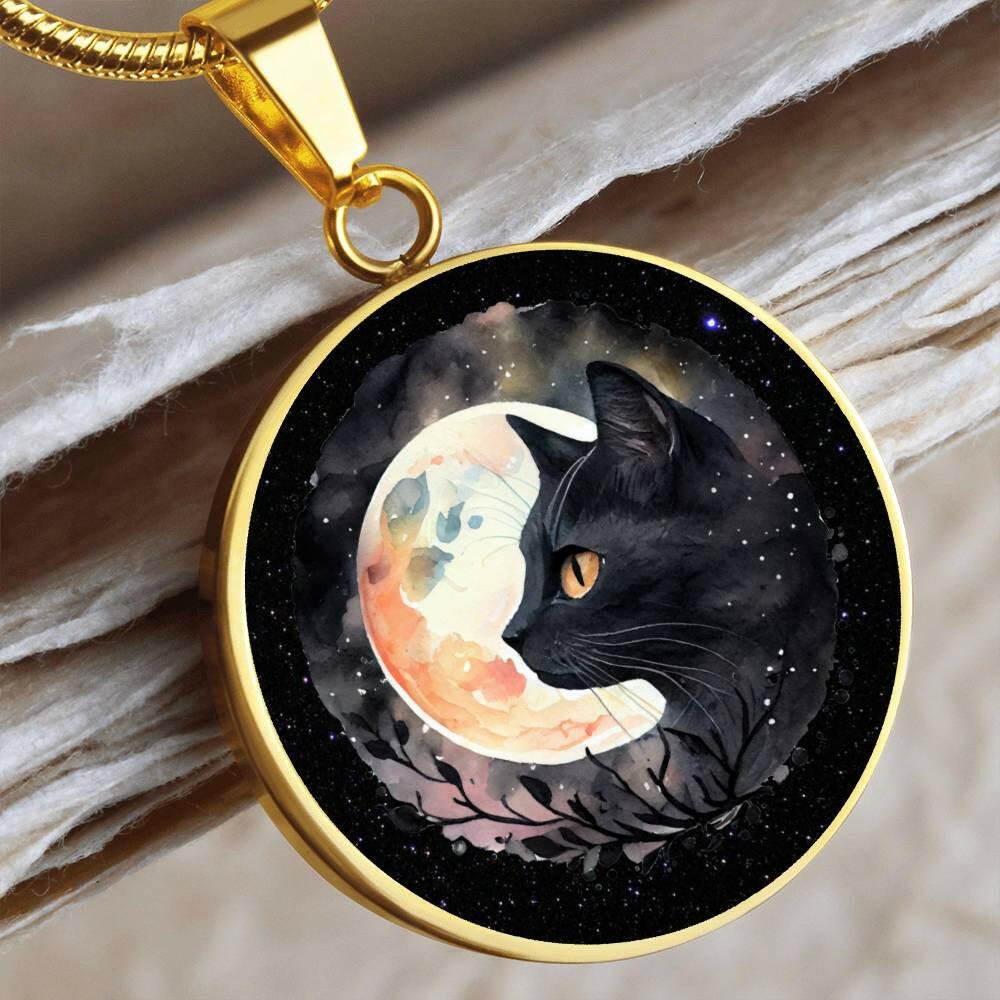 Midnight Kitty Necklace - Jewelry - Epileptic Al’s Shop
