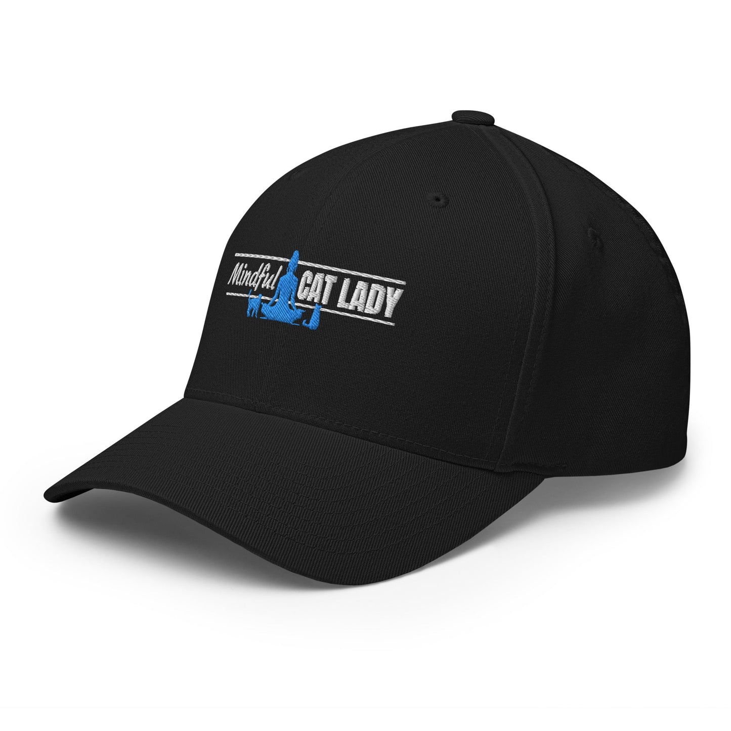 Mindful Cat Lady Structured Twill Cap - Hats - EpiAl's Shop