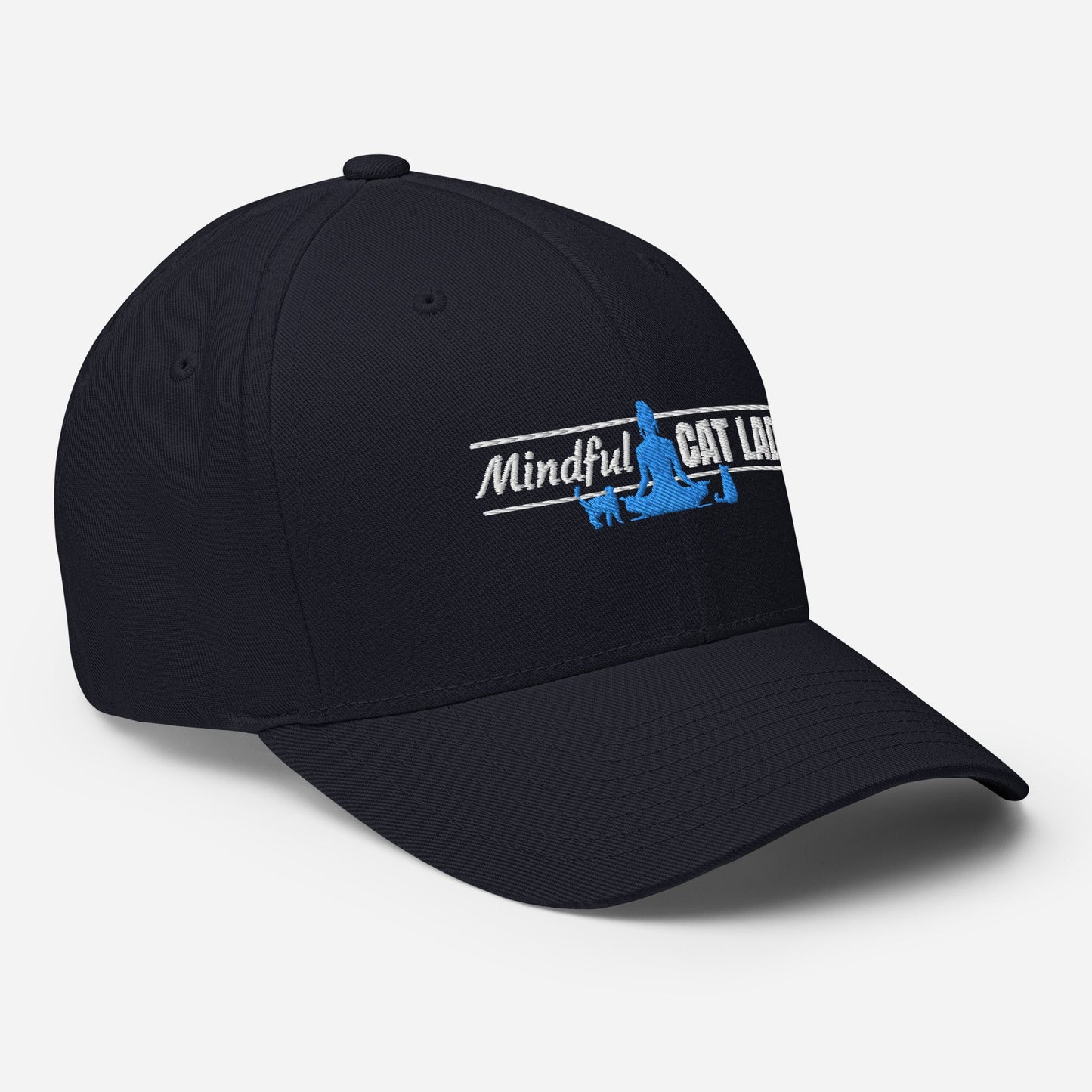 Mindful Cat Lady Structured Twill Cap - Hats - EpiAl's Shop