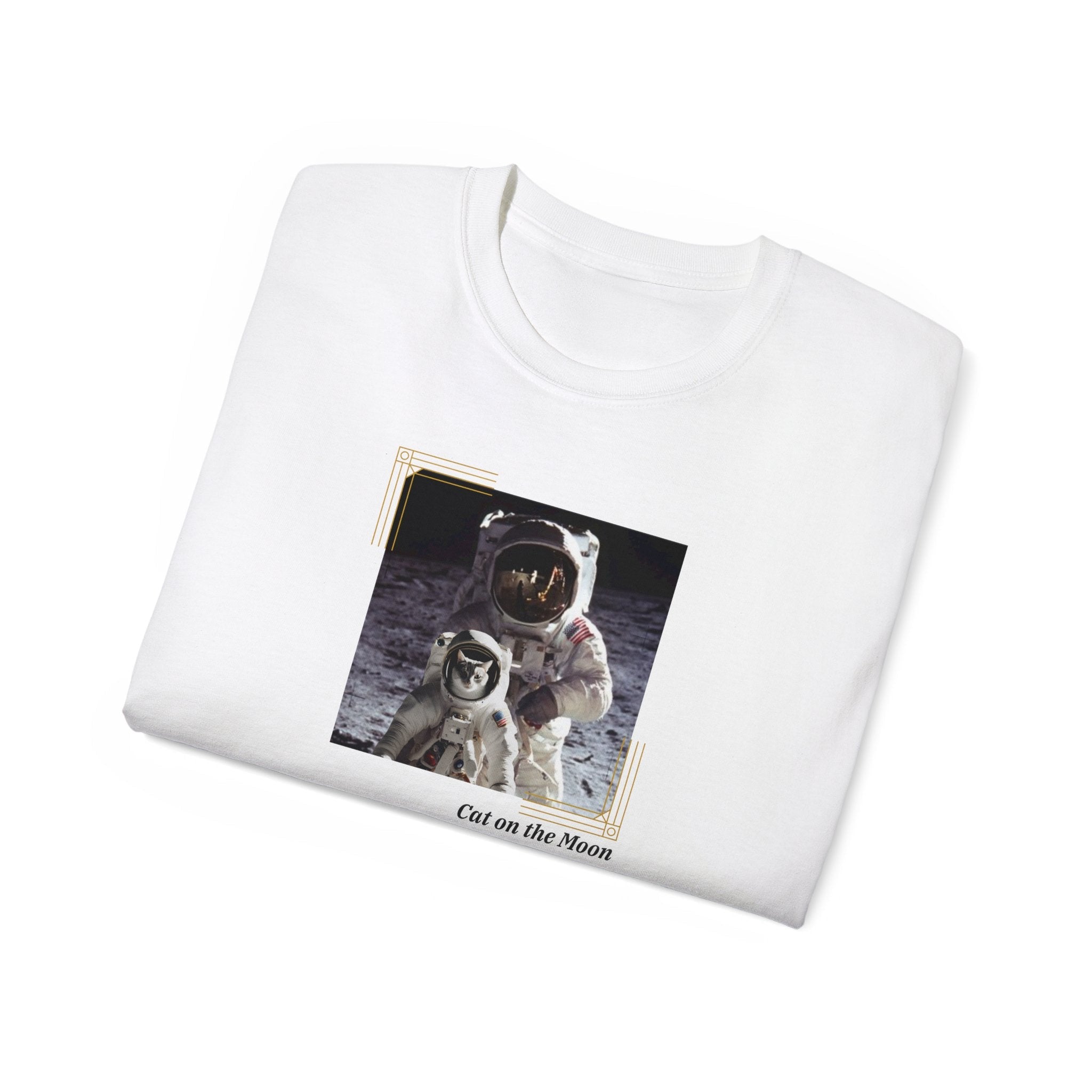 Moon Cat Unisex Ultra Cotton Tee - EpiAl's Shop