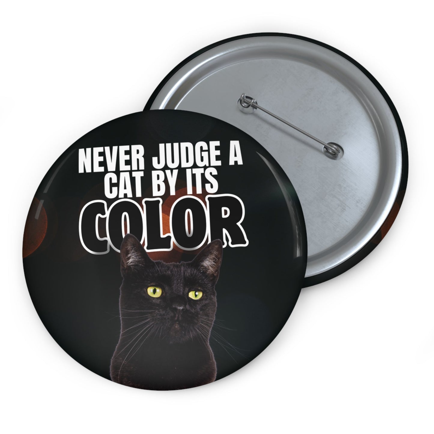 Never Judge a Cat Pin Buttons - Accessories - EpiAl's Shop
