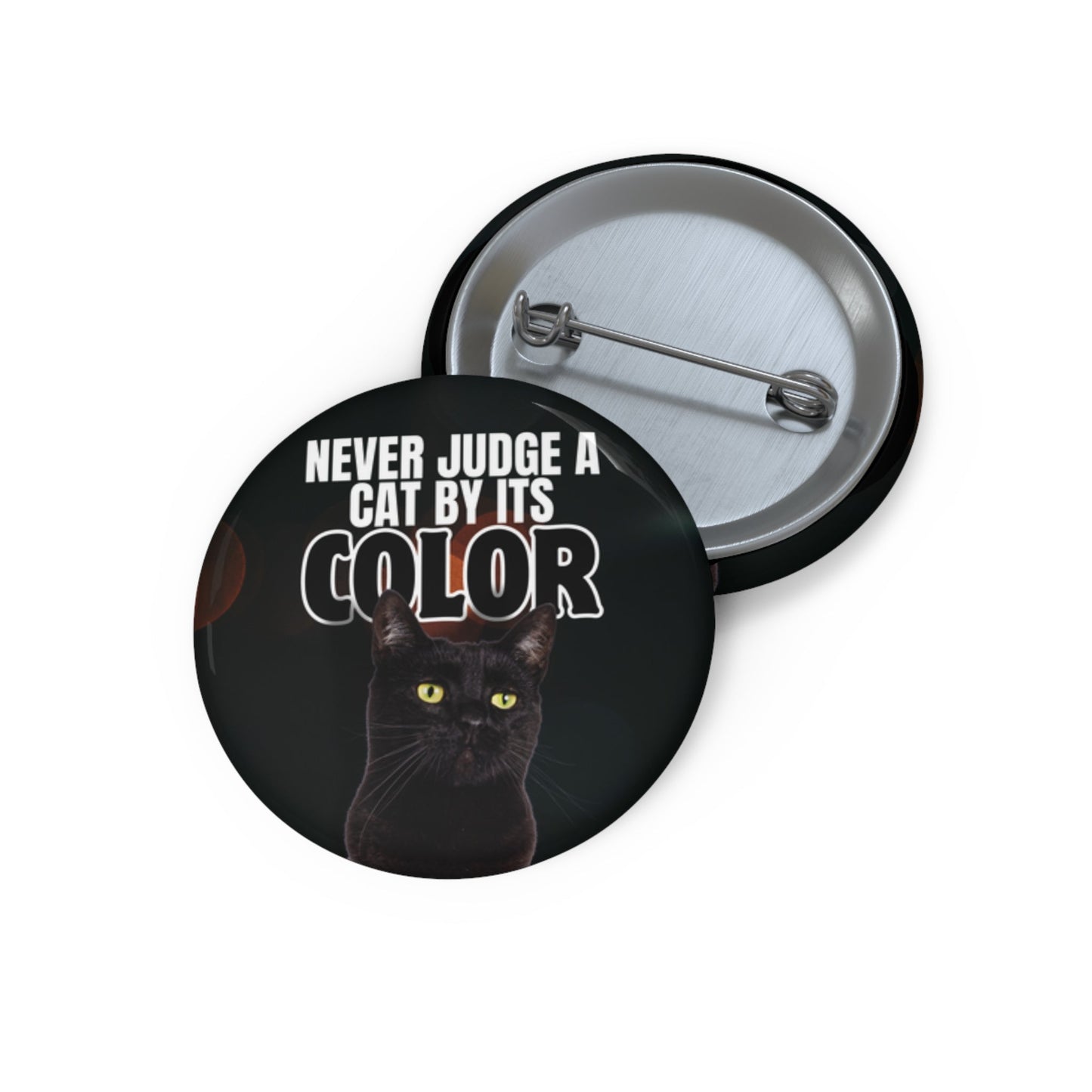 Never Judge a Cat Pin Buttons - Accessories - EpiAl's Shop