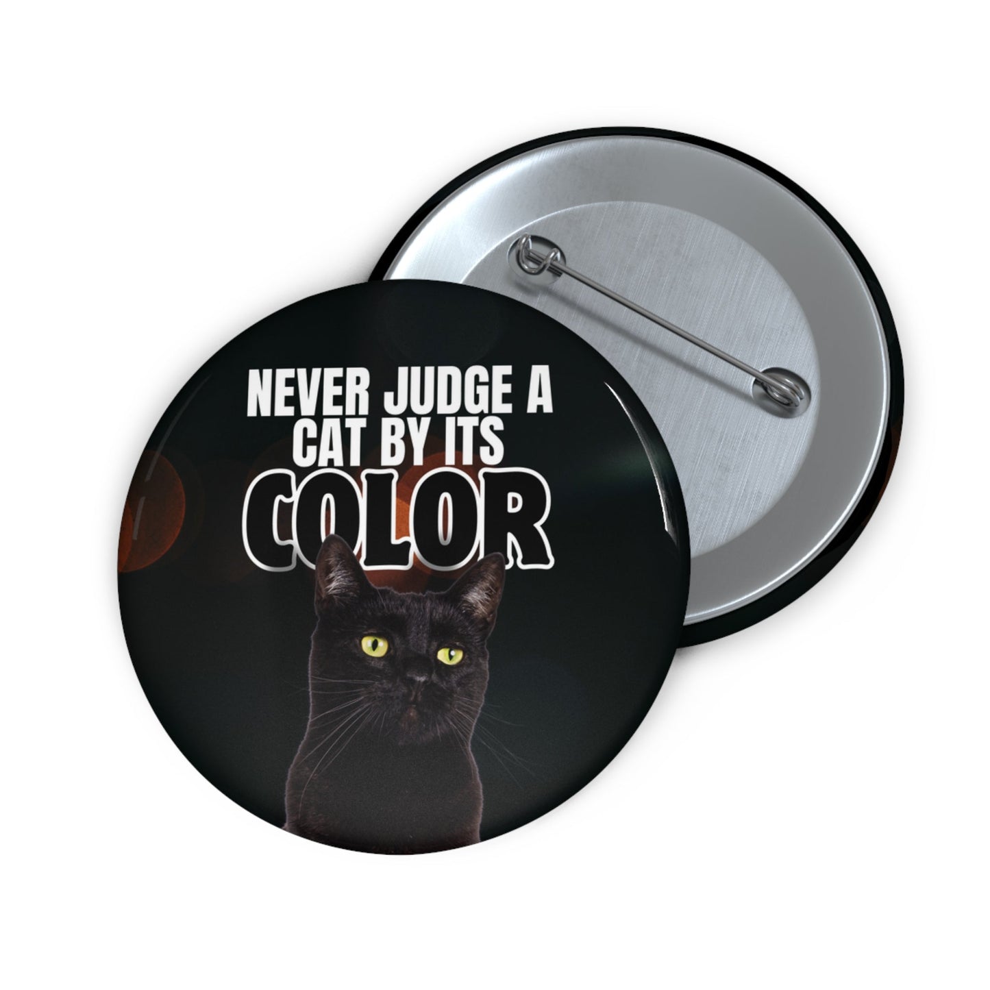 Never Judge a Cat Pin Buttons - Accessories - EpiAl's Shop