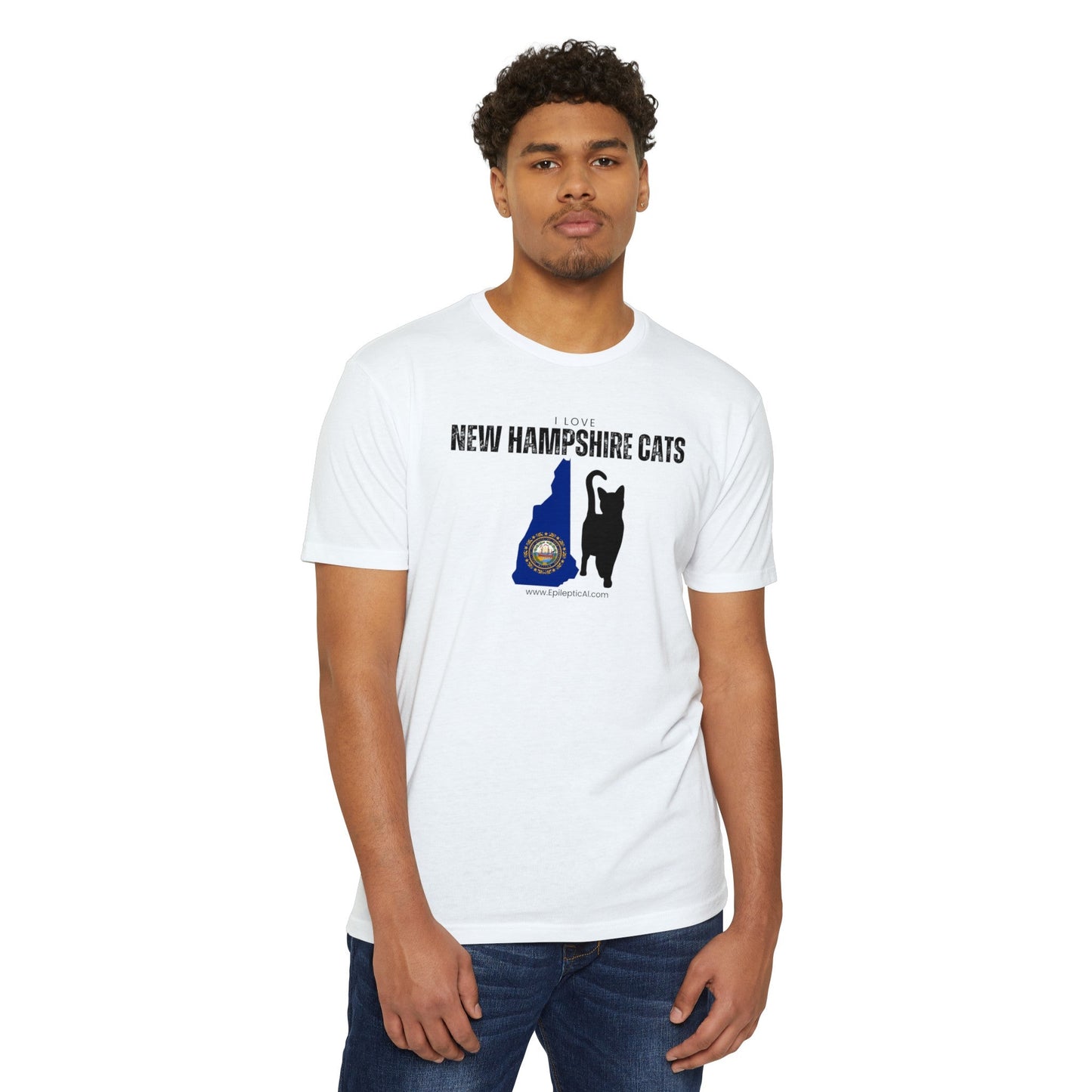 New Hampshire Cats Unisex CVC Jersey T - shirt - T - Shirt - Epileptic Al’s Shop
