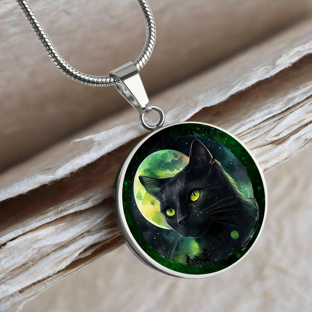 Night Cat Necklace - Jewelry - Epileptic Al’s Shop