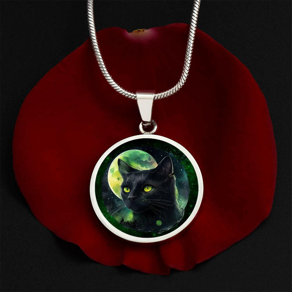 Night Cat Necklace - Jewelry - Epileptic Al’s Shop